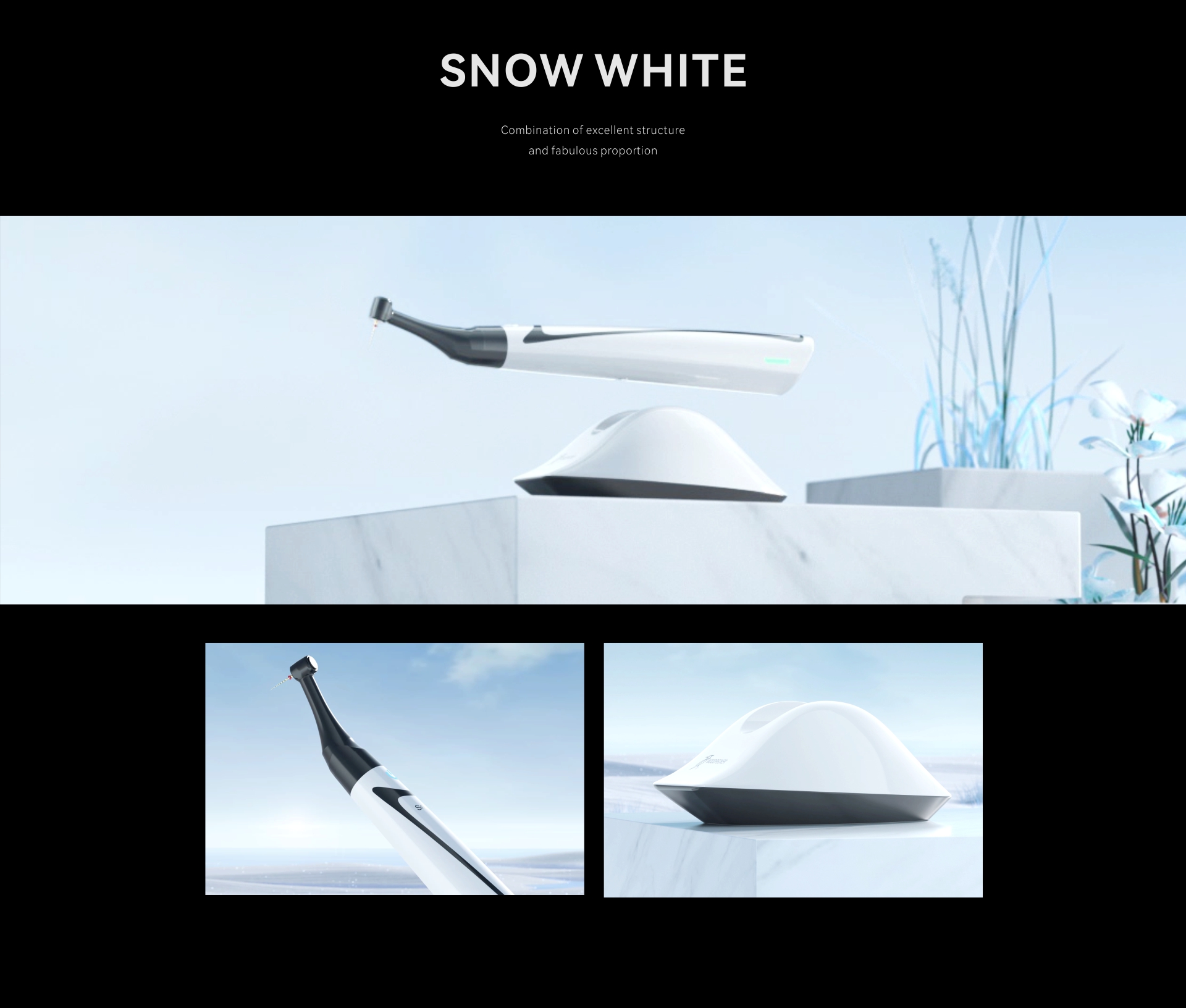 Smart A | Motor de endodoncia Woodpecker | Snow White / Blanco