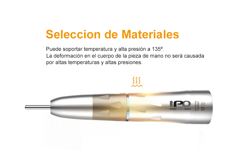 PIEZA DE MANO RECTA LUZ FIBRA OPTICA XT-LIW-M-LED - Imagen 2