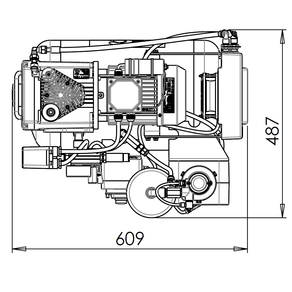 Compresor AC 100 Para 1 equipo dental - Imagen 3