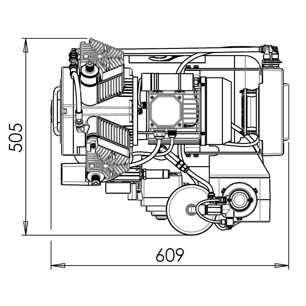 Compresor AC 200 Para 2/3 Equipos dentales - Imagen 4