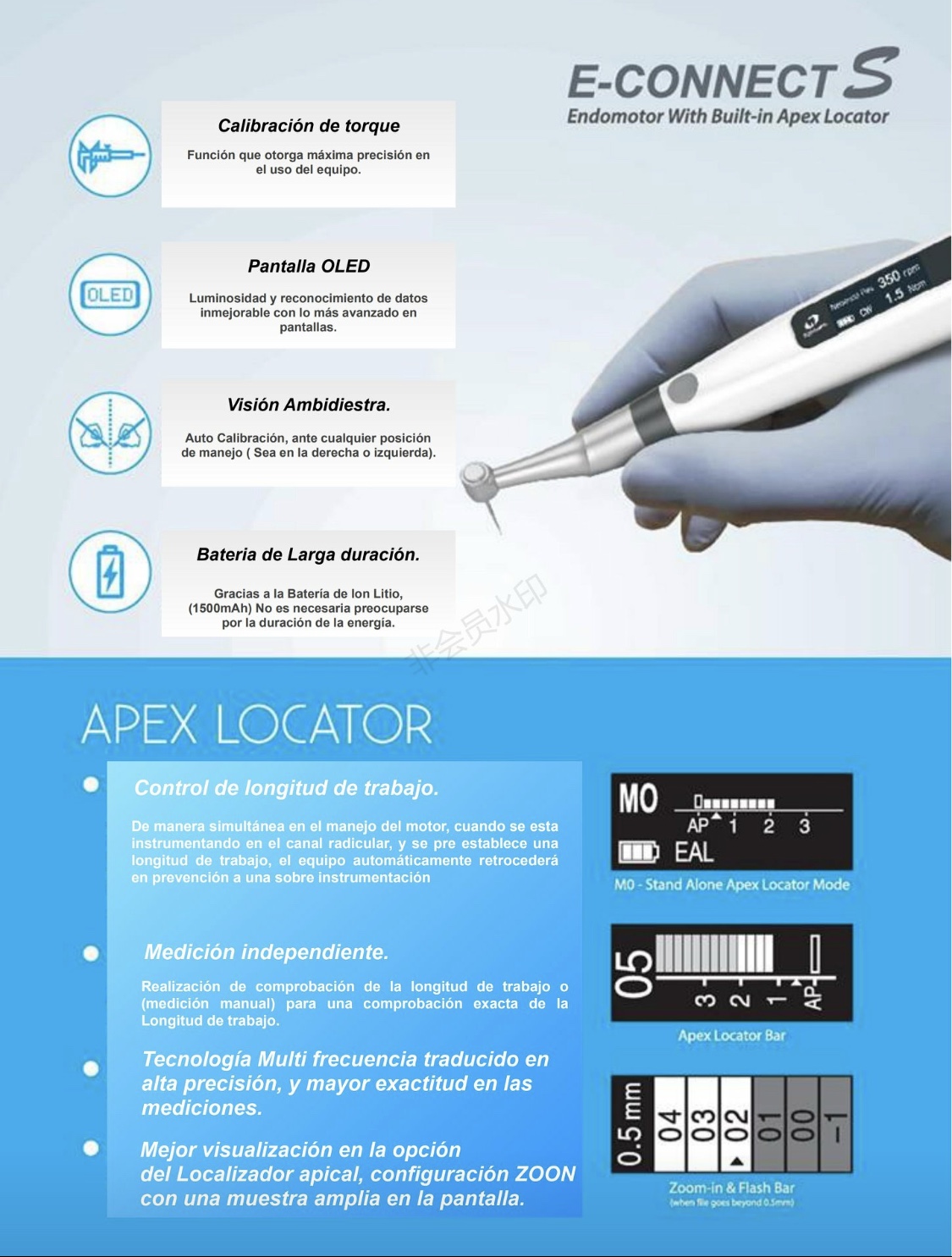 Motor Endodoncia E-connect S (Eighteeth) - Imagen 4