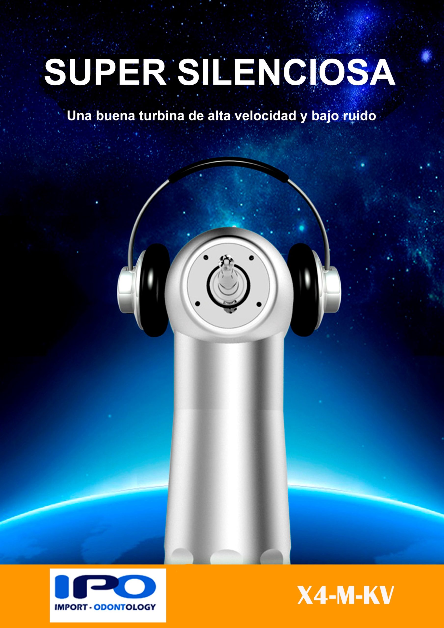 TURBINA DENTAL SIN LUZ X4-M-KV