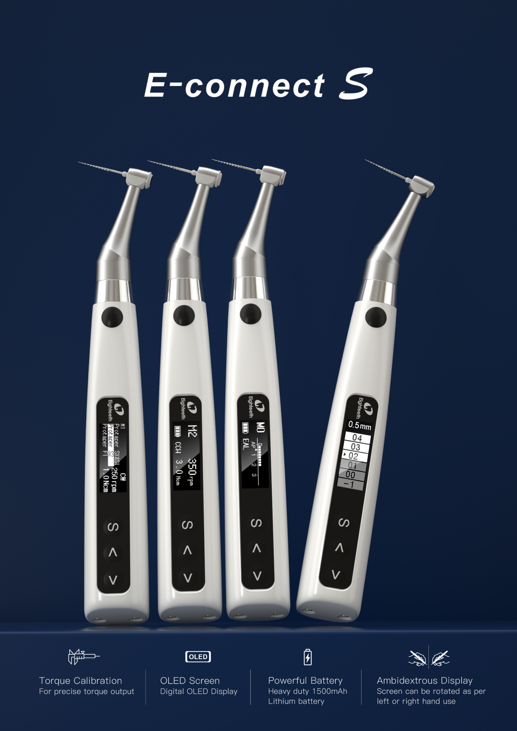 Motor Endodoncia E-connect S (Eighteeth) - Imagen 5