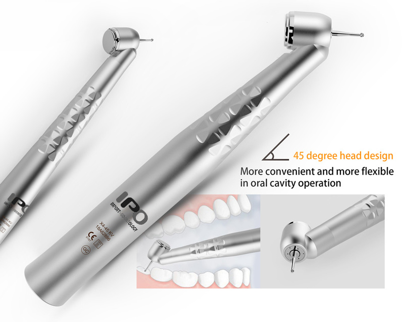 TURBINA DENTAL CABEZAL AGULADO 45 º - Imagen 3